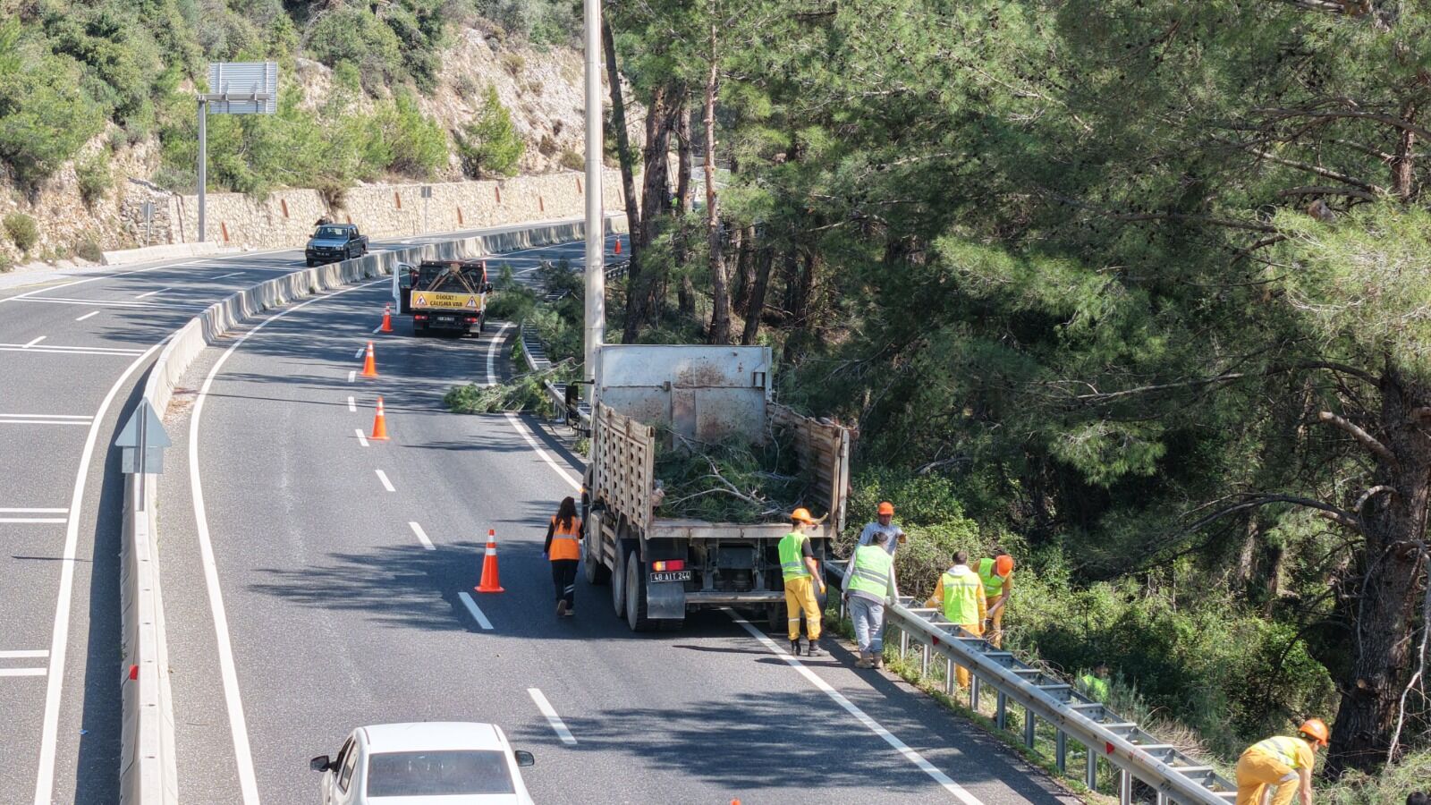 Sakar Geçidinde Orman Yangınlarına Karşı Yol Kenarı Temizliği (10)