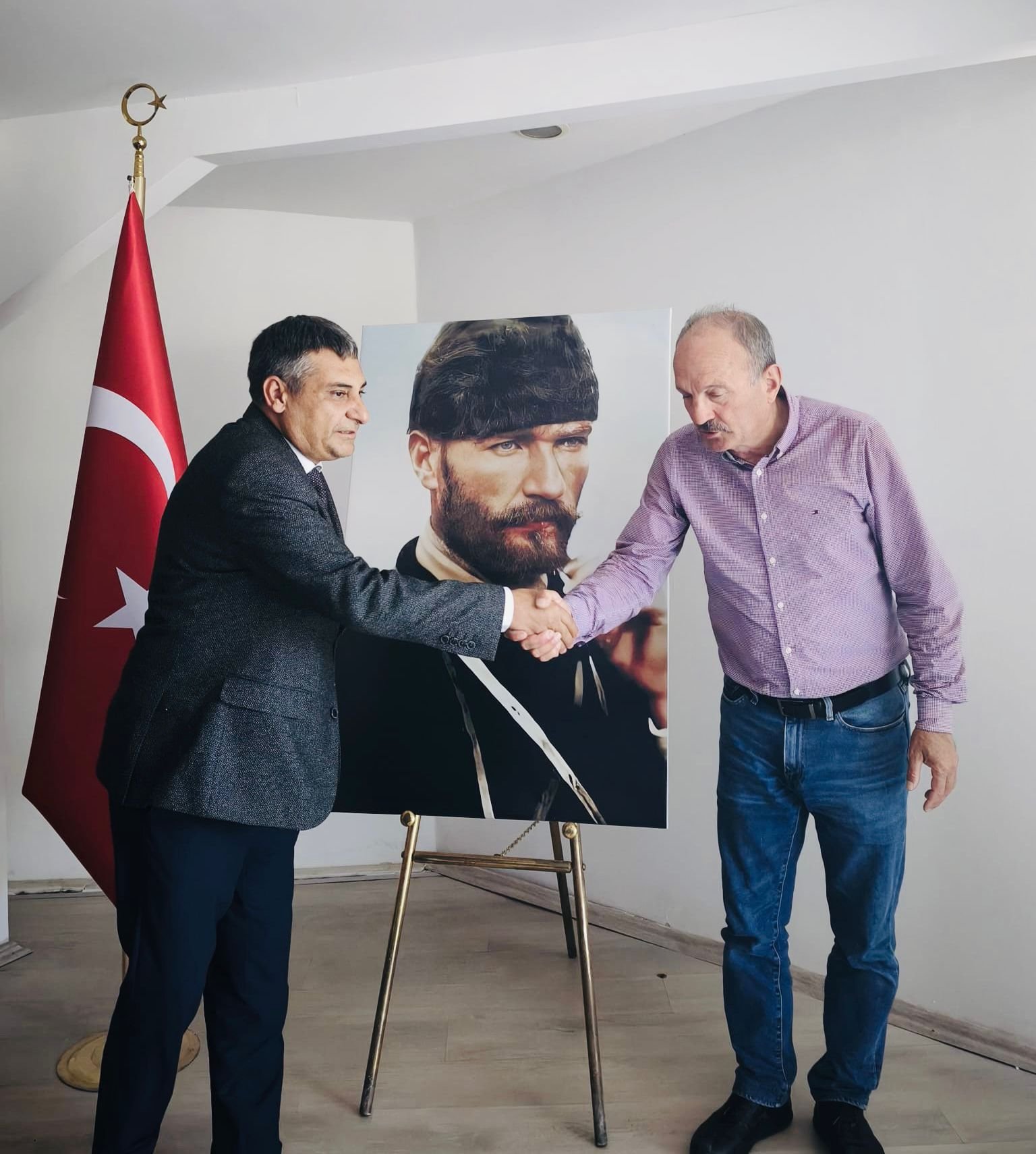 Bbp Muğla İl Başkanı Özkan Bozkurt İle Behçet Saatcı Bir Araya Geldi (1)