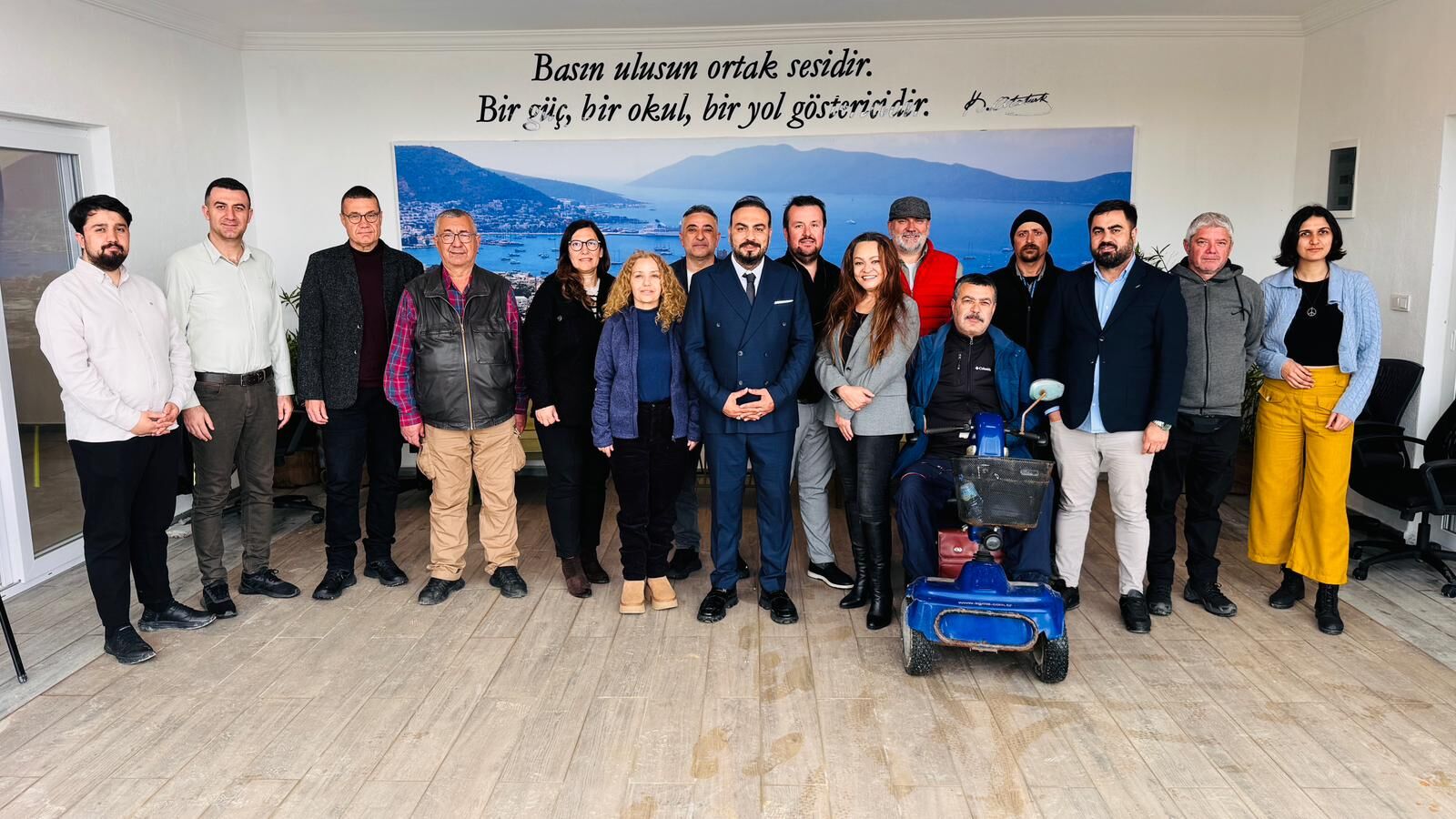 Bodrum Gazeteci̇ler Cemi̇yeti̇'nde Eren Ayhan Güven Tazeledi̇ (3)