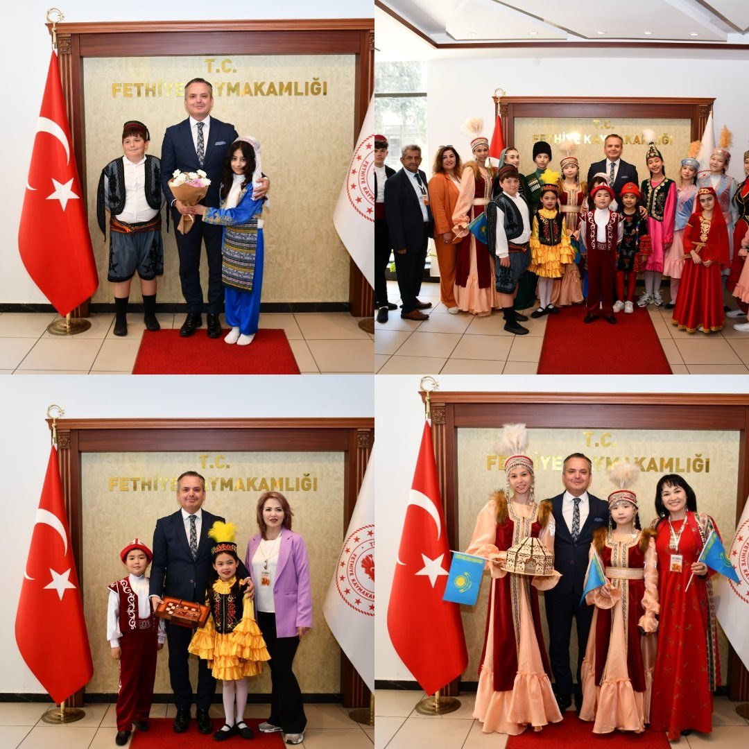 Dünya Çocukları Kaymakam Akkaya’yı Ziyaret Etti (1)