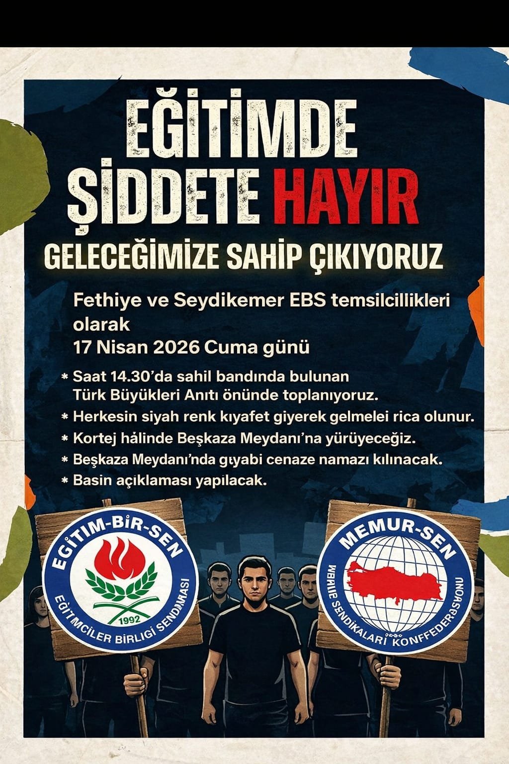 “Eği̇ti̇mde Şi̇ddete Hayir” Yürüyüşü Düzenleni̇yor