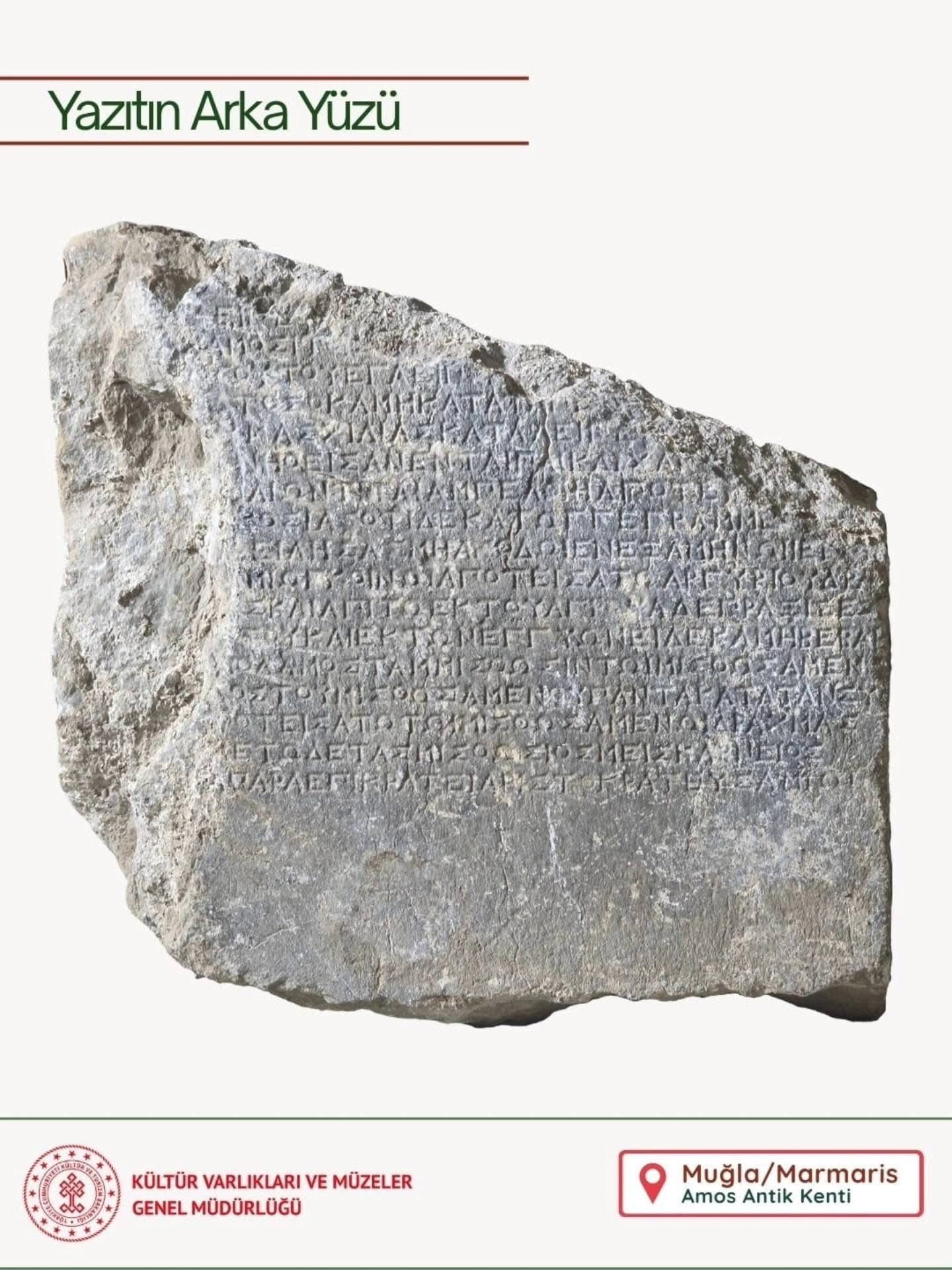 Fethiye’de Bulunan 2 Bin 200 Yıllık Kira Sözleşmesi, Amos Antik Kenti Tarihine Işık Tuttu (4)