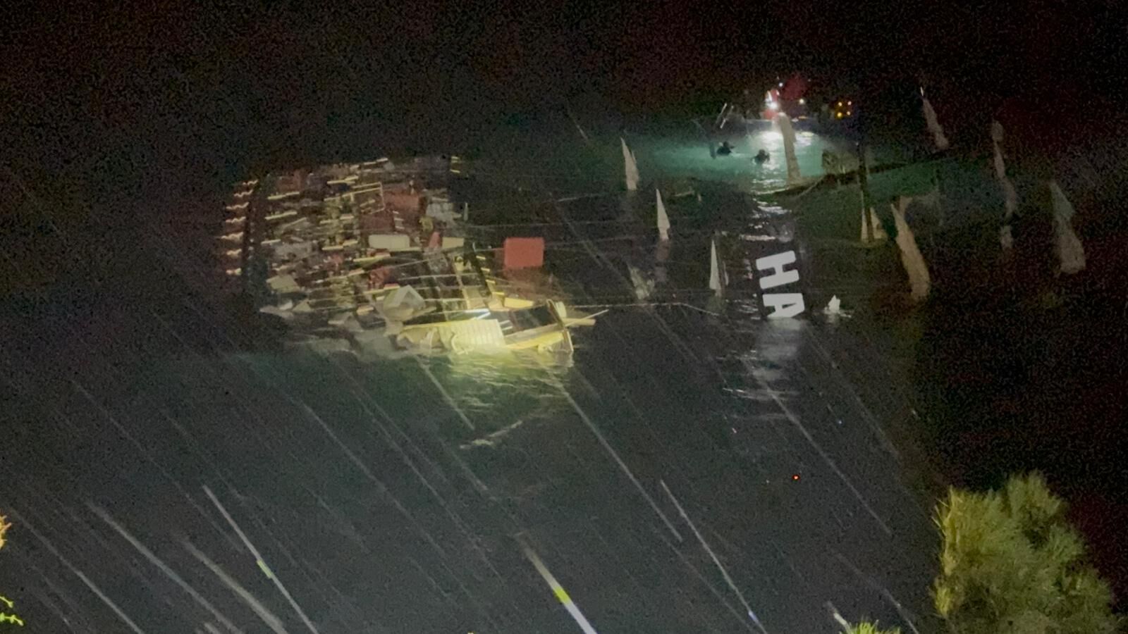 Fethiye’de Tur Teknesi Faciası Kayıp Kişinin Cenazesine Ulaşıldı (5)