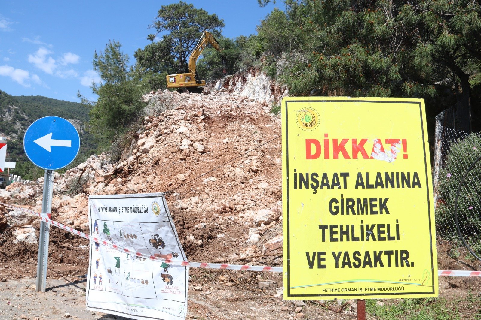 Ölüdeniz’de Yıllardır Beklenen Alternatif Yol Yapılıyor (8)