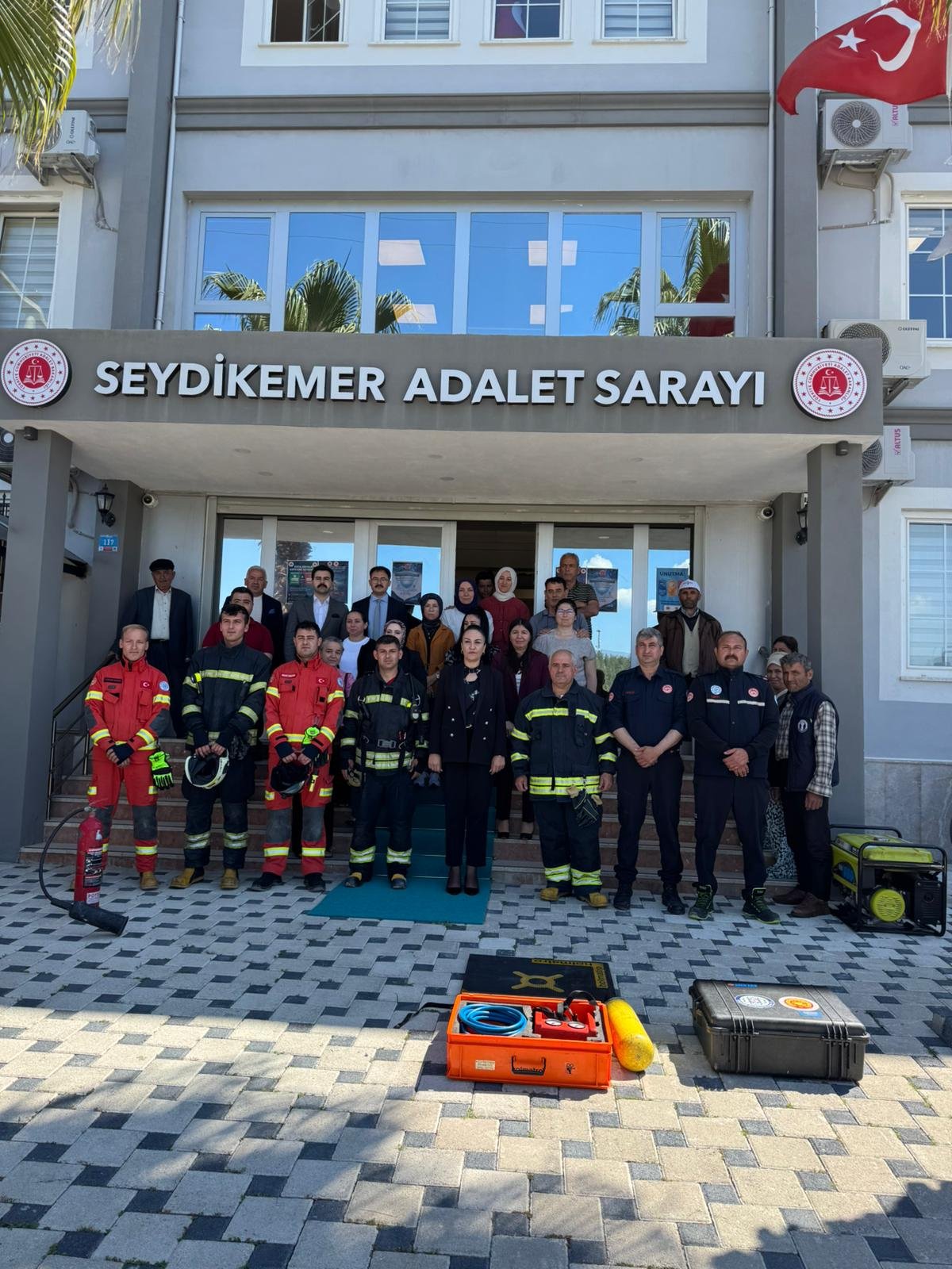 Seydikemer Adliyesi’nde Yangın Ve Acil Müdahale Tatbikatı (4)
