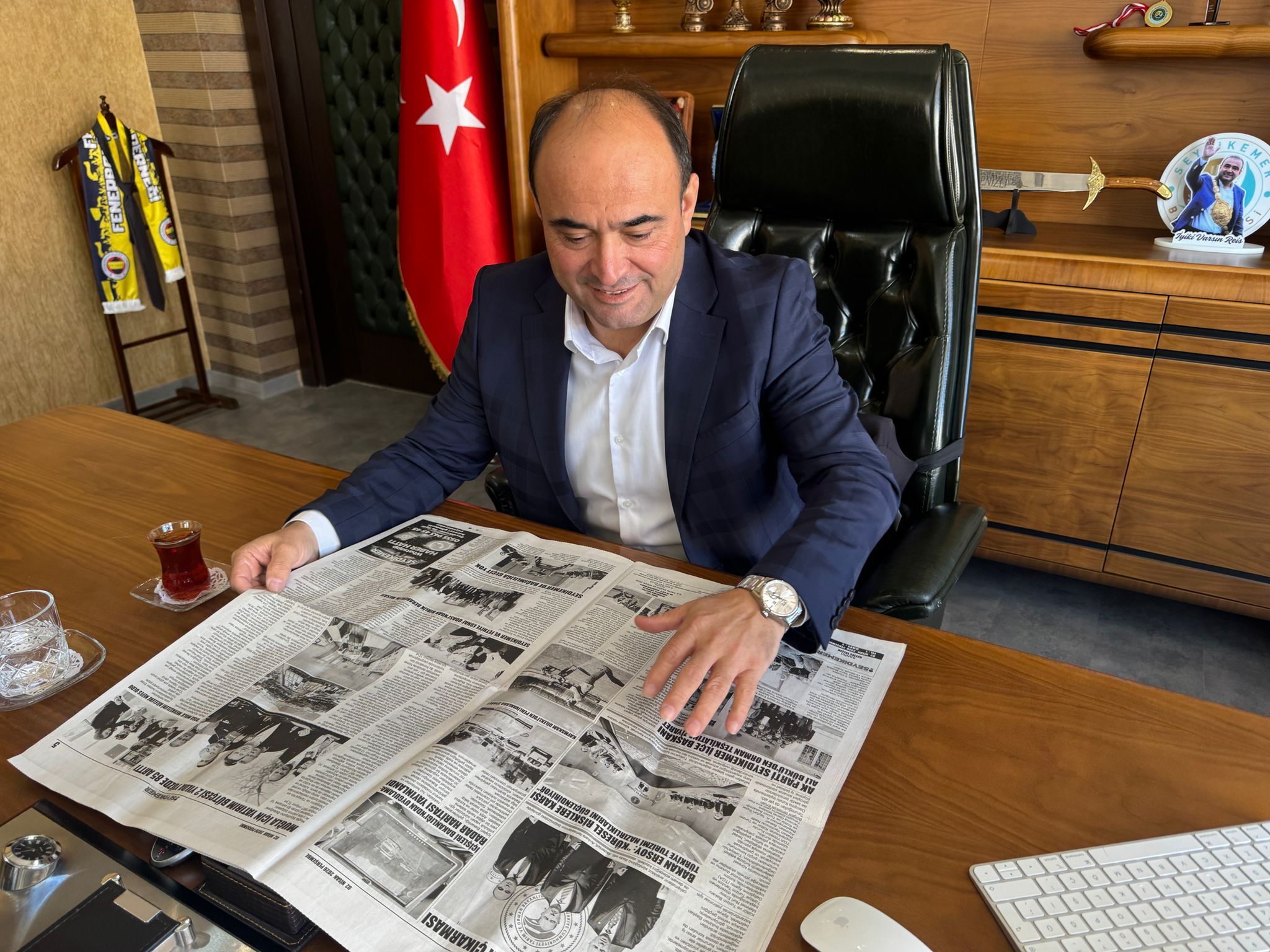 Seydi̇kemer Gazetesi̇ Ve Seydi̇kemer Tv Eki̇bi̇nden Başkan Akdeni̇zli̇’ye Zi̇yaret (4)