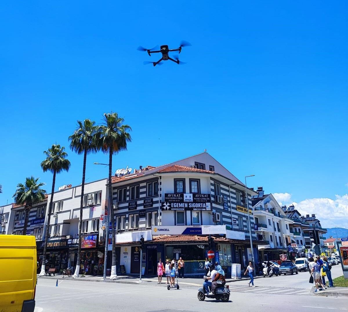 Fethiye’de Drone İle Denetim 15 Sürücüye 82 Bin 500 Tl Ceza (4)
