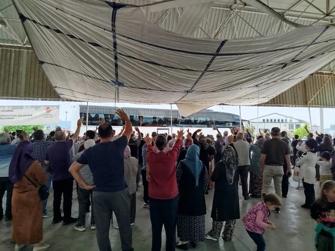 Fethi̇ye'de Haci Adaylari Dualarla Uğurlandi (2)