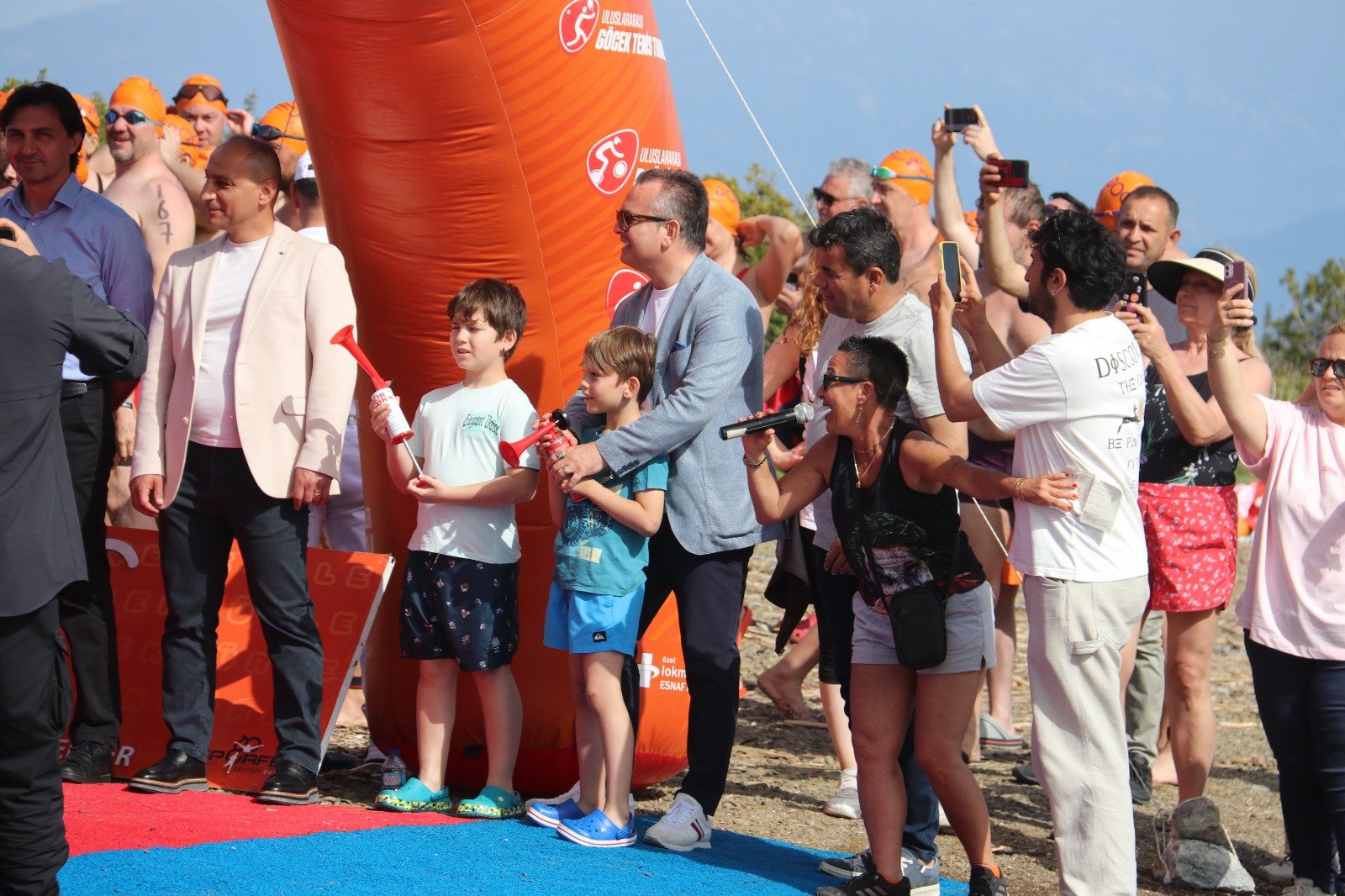 Göcek’te Açık Su Heyecanı Başladı 863 Sporcu Kulaç Attı (5)