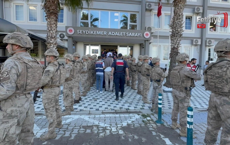 Seydikemer Merkezli “Daltonlar” Operasyonunda 12 Şüpheli Adliyeye Sevk Edildi