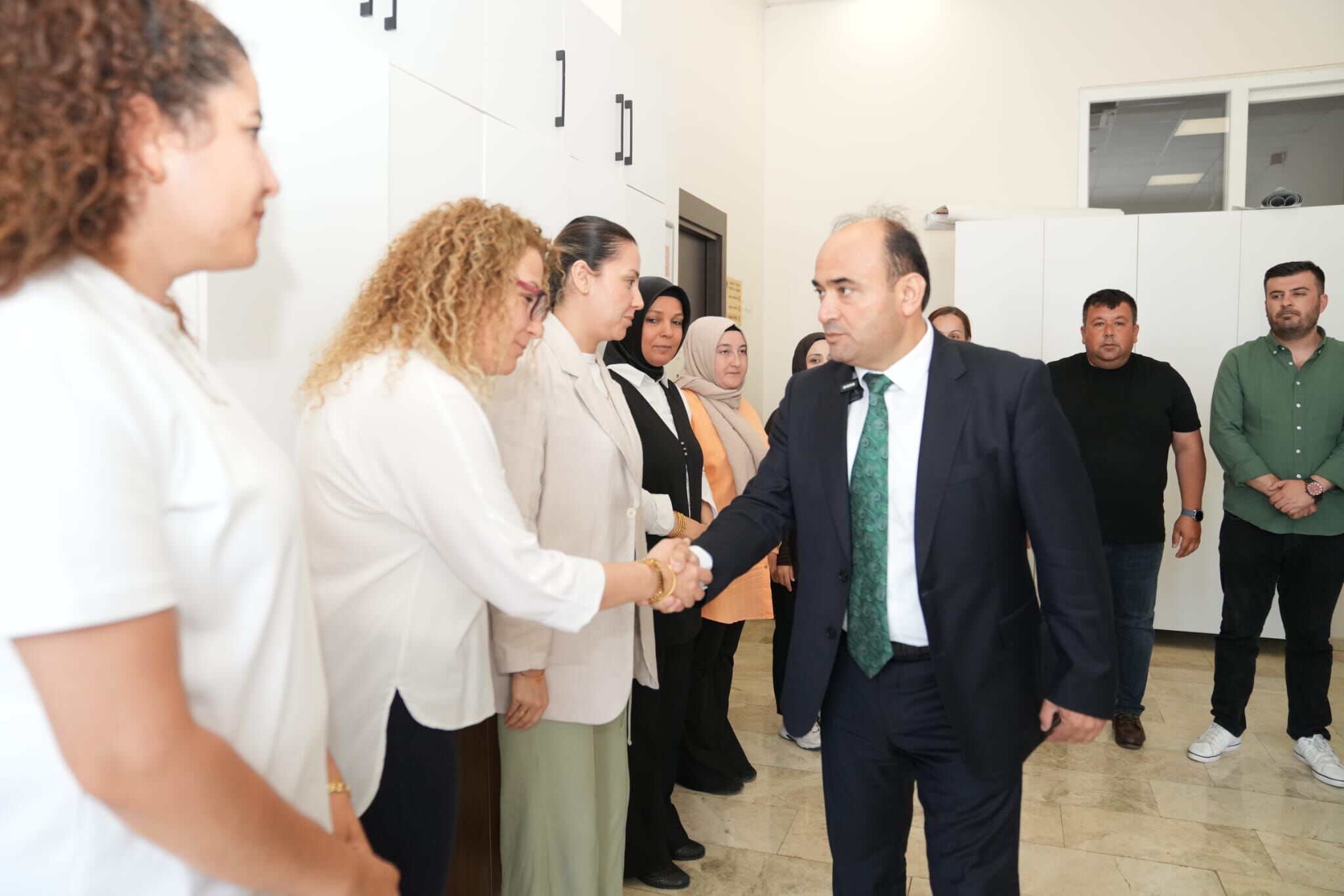 Seydi̇kemer Beledi̇yesi̇’nde Bayramlaşma Geleneği̇ Devam Etti̇ (1)