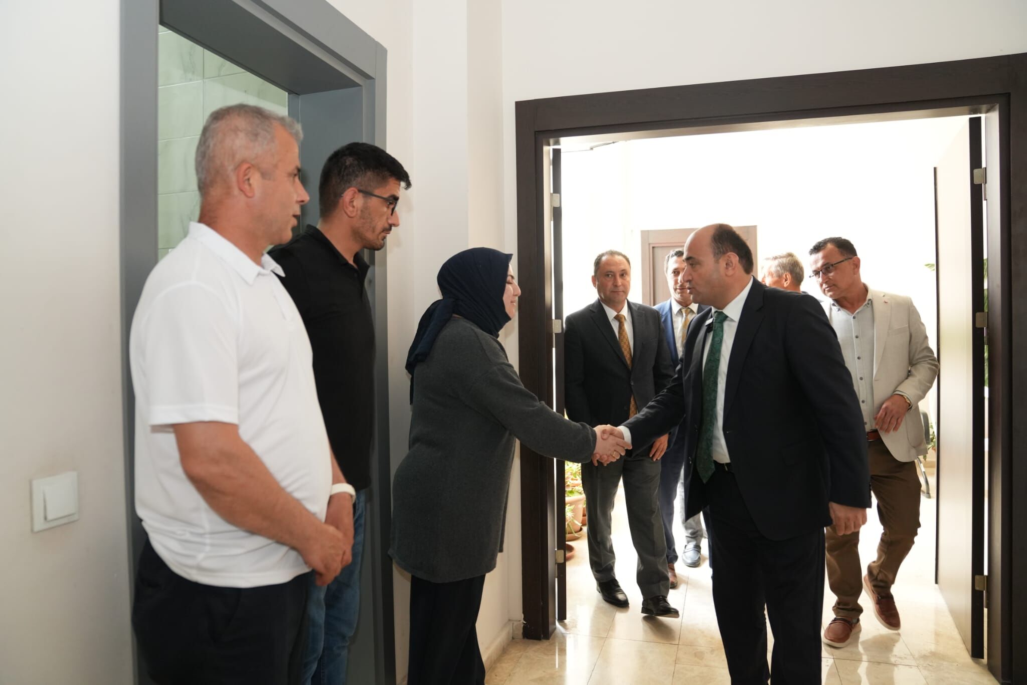 Seydi̇kemer Beledi̇yesi̇’nde Bayramlaşma Geleneği̇ Devam Etti̇ (5)