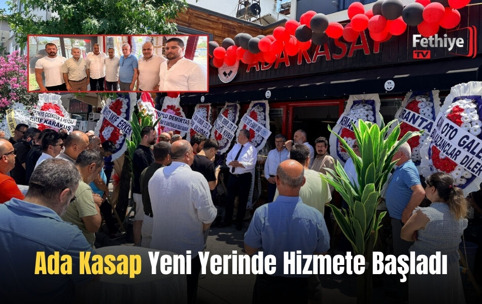 Ada Kasap Yeni Yerinde Hizmete Başladı