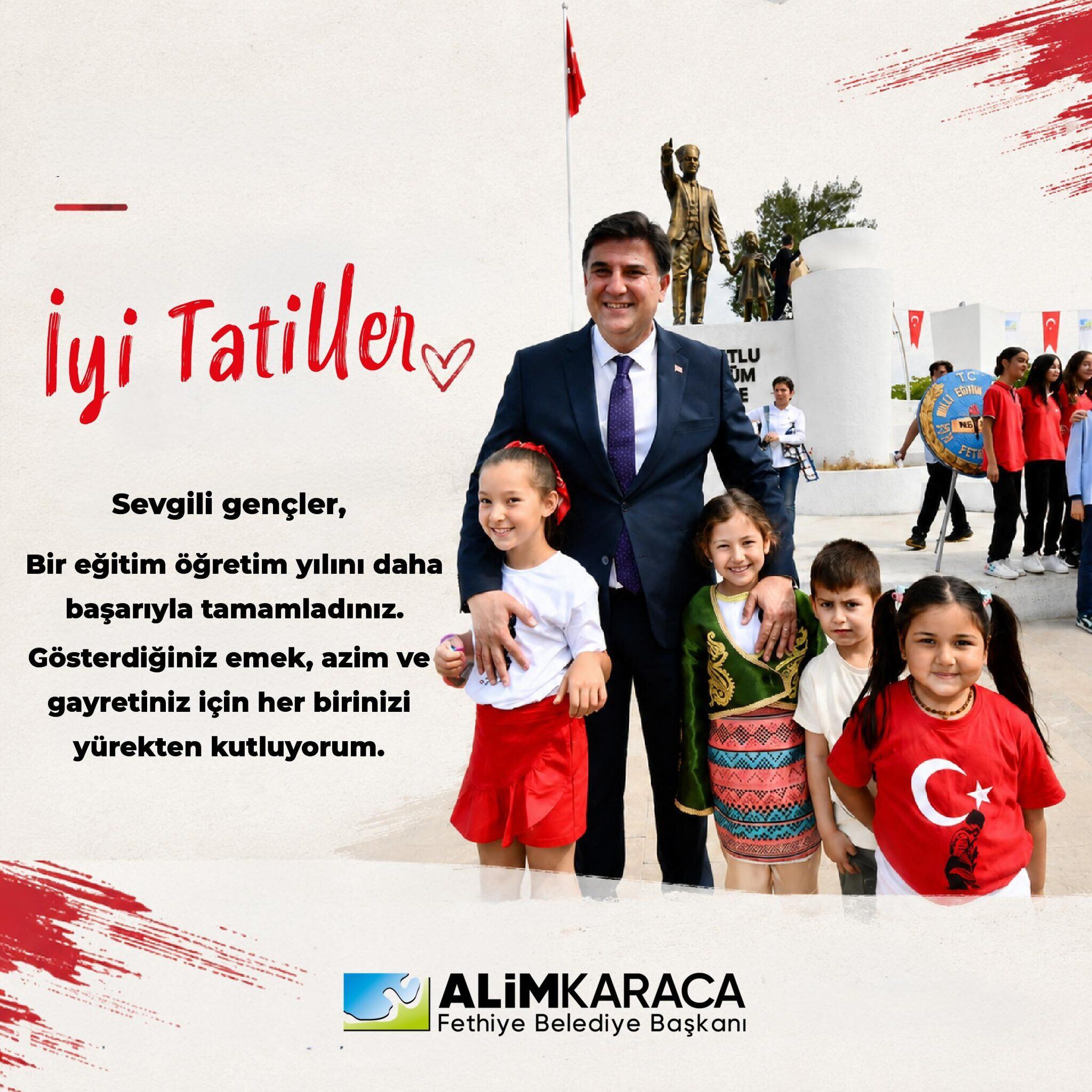Başkan Karaca “Tüm Öğrenci̇leri̇mi̇zi̇ Yürekten Kutluyorum”