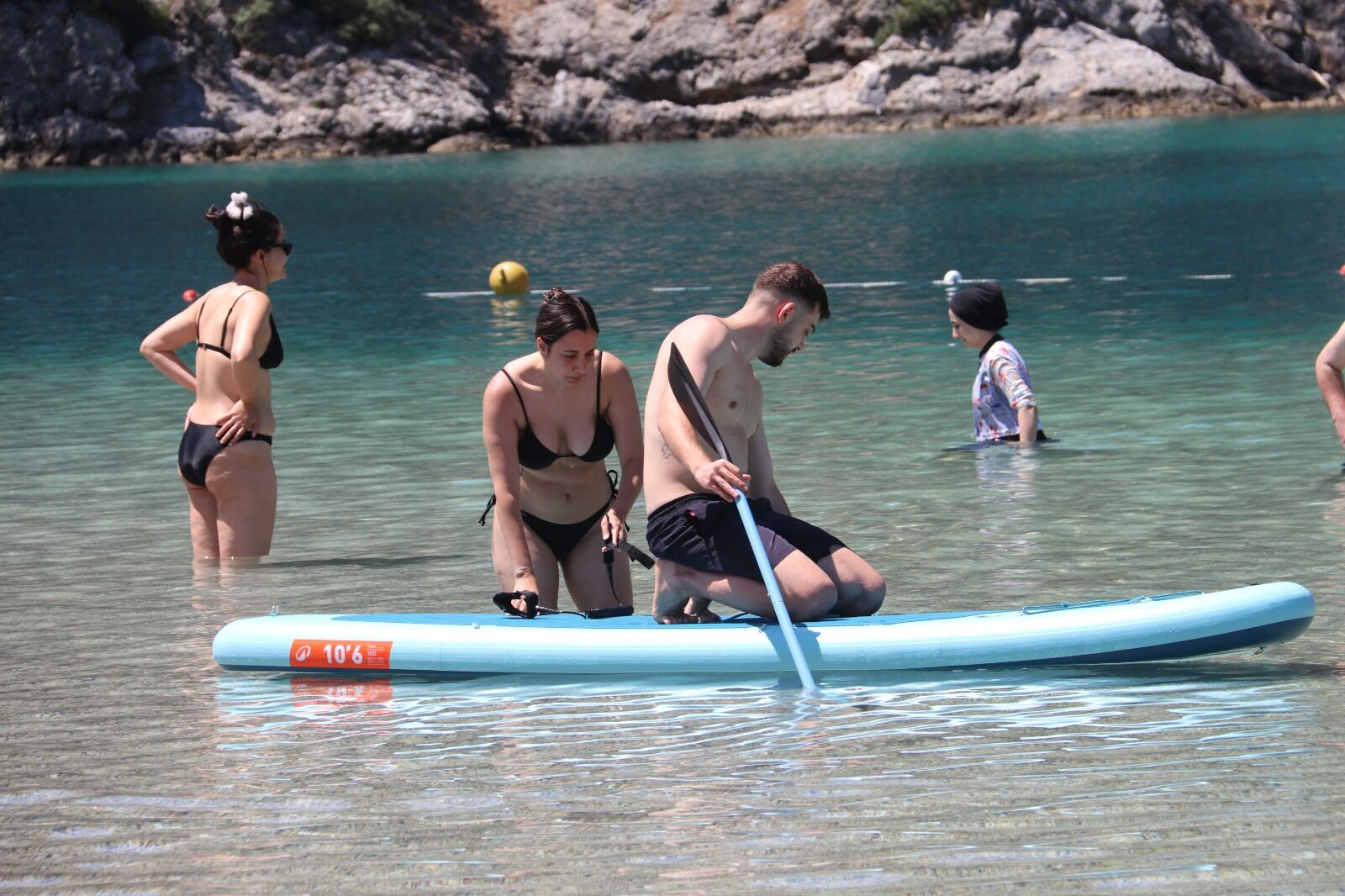 Fethiye’nin Gözde Plajına Bayramda 18 Bin 870 Ziyaretçi (3)