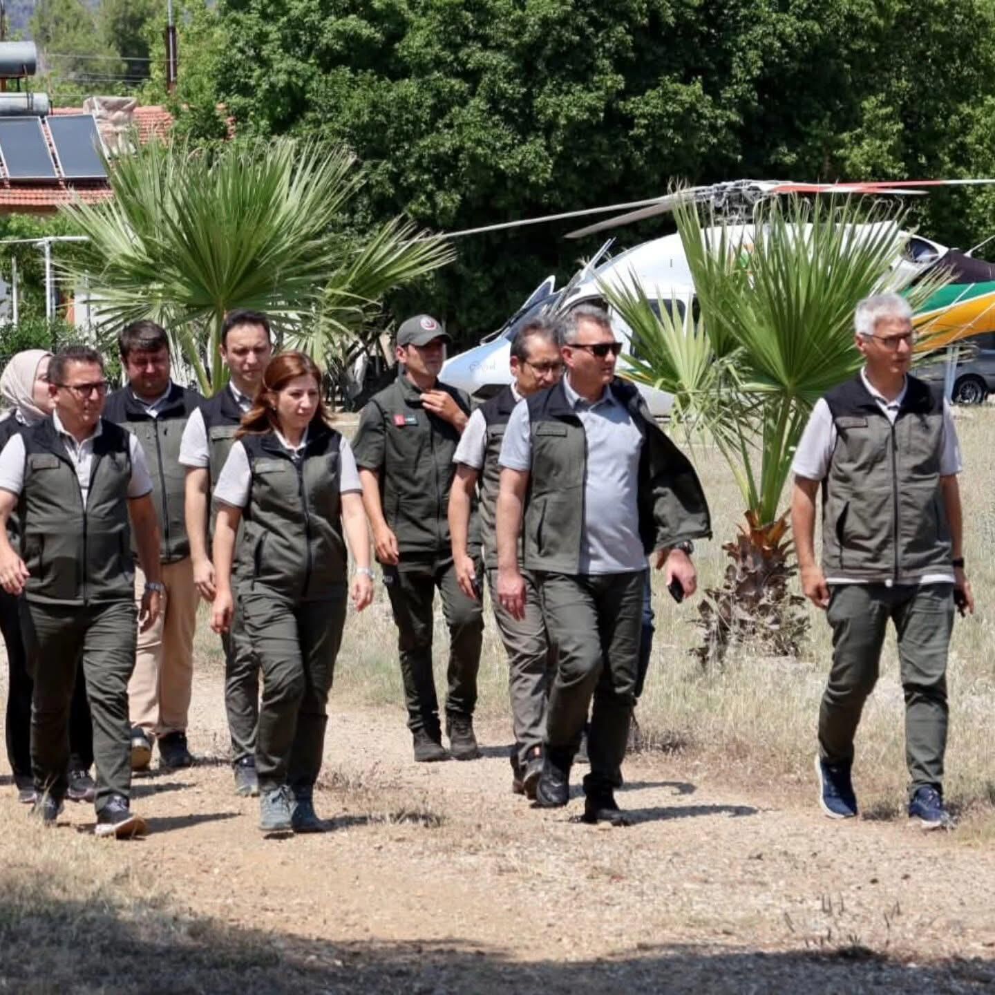 Muğla Bölge Müdürü Mustafa Ülküdür’den Fethiye’de Helikopter Ekibine Ziyaret (2)
