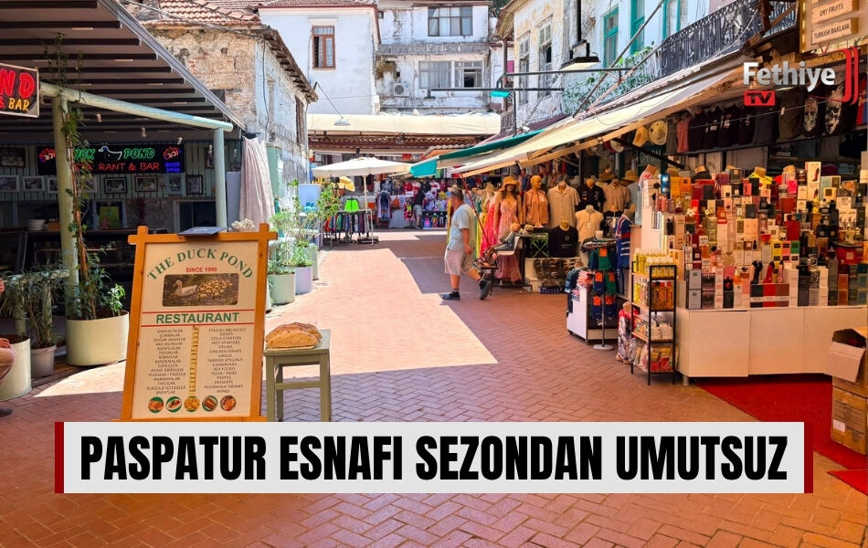 Paspatur Esnafı Sezondan Umutsuz