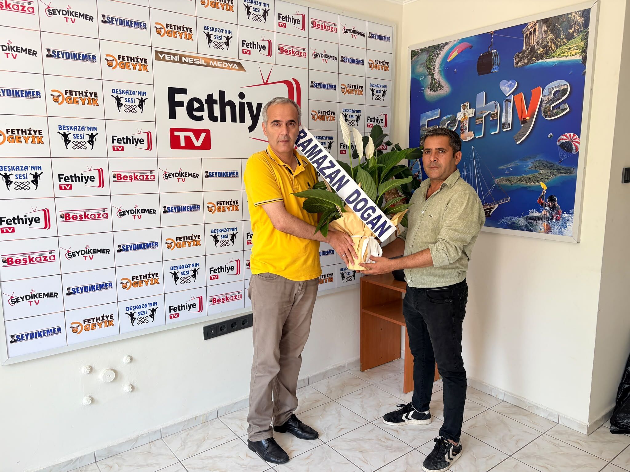 Ramazan Doğan’dan Fethiye Tv Ve Seydikemer Tv’ye Ziyaret (4)