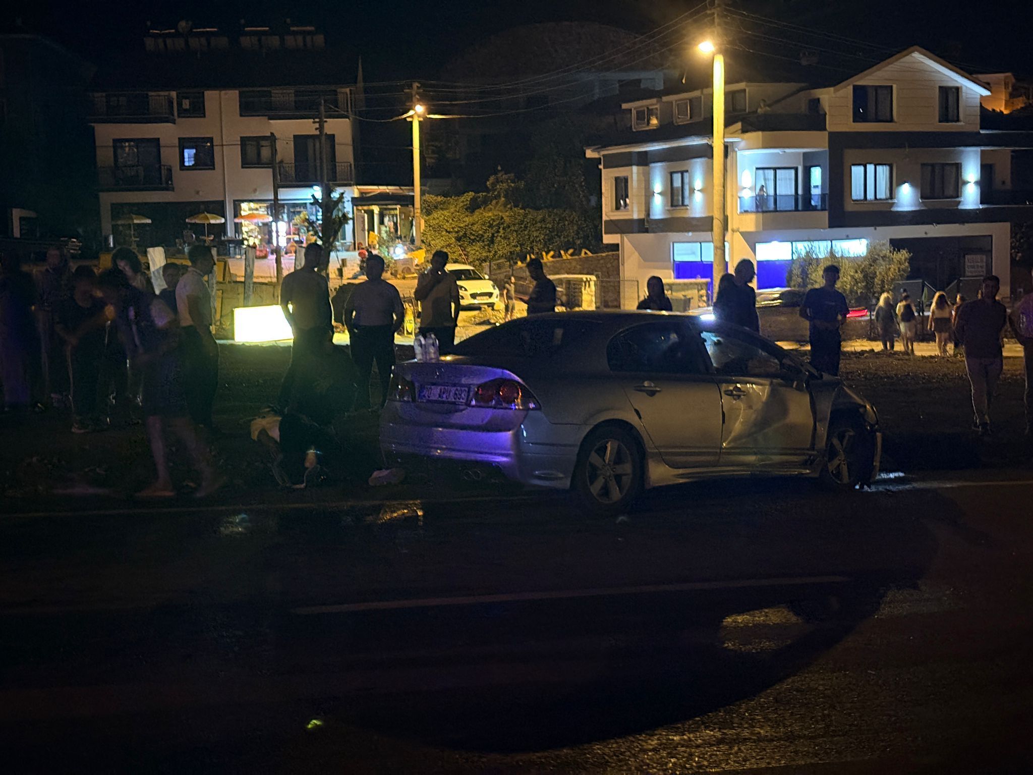 Seydikemer Devlet Hastanesi Kavşağında Trafik Kazası (1)