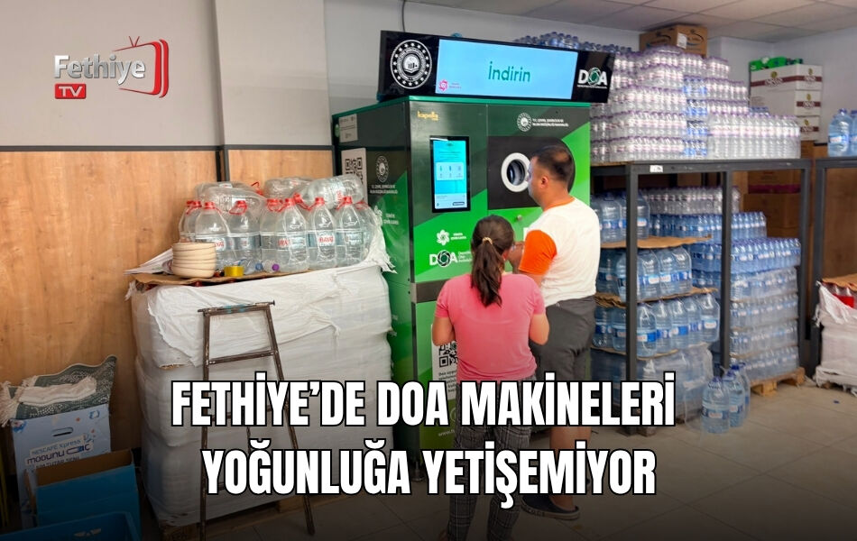 Fethiye’de Doa Makineleri Yoğunluğa Yetişemiyor