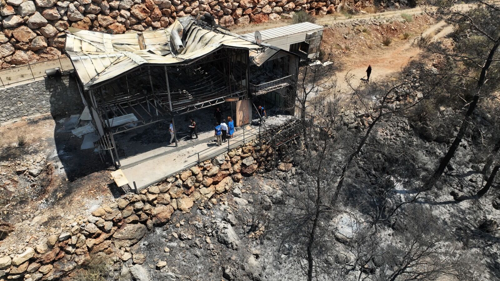 Büyükşehir'den Yangın Bölgesinde Kapsamlı Hasar Tespiti (2)