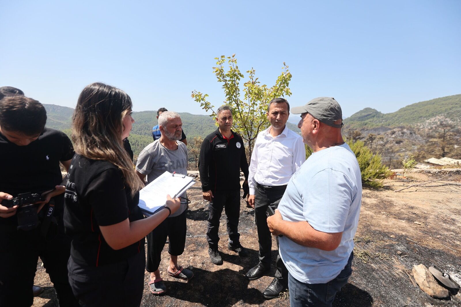 Büyükşehir'den Yangın Bölgesinde Kapsamlı Hasar Tespiti (6)