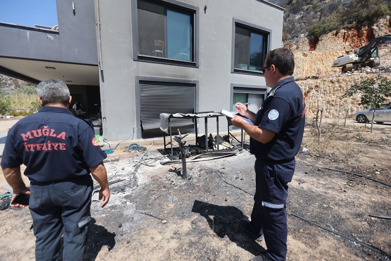 Büyükşehir'den Yangın Bölgesinde Kapsamlı Hasar Tespiti
