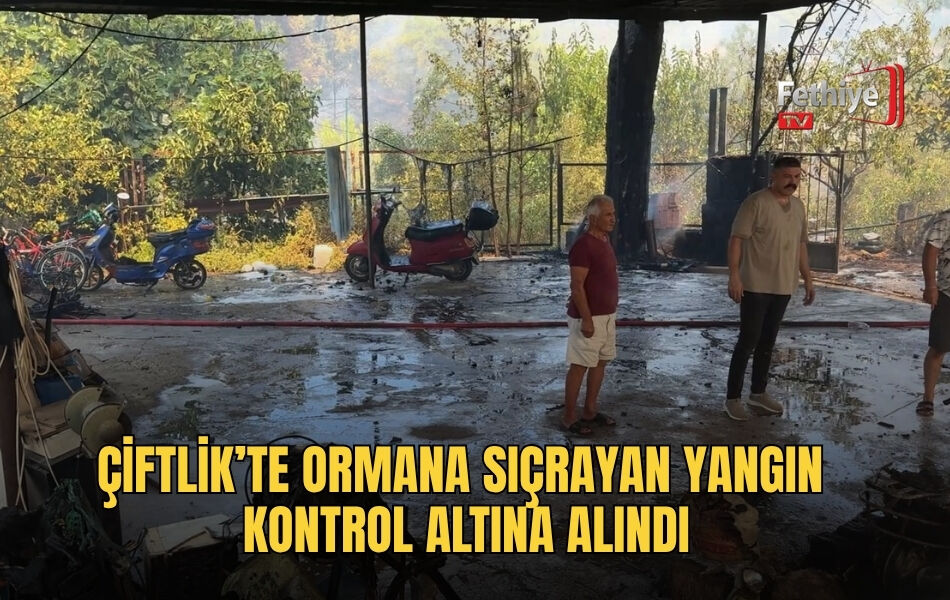 Çiftlik’te Yangın Kontrol Altına Alındı