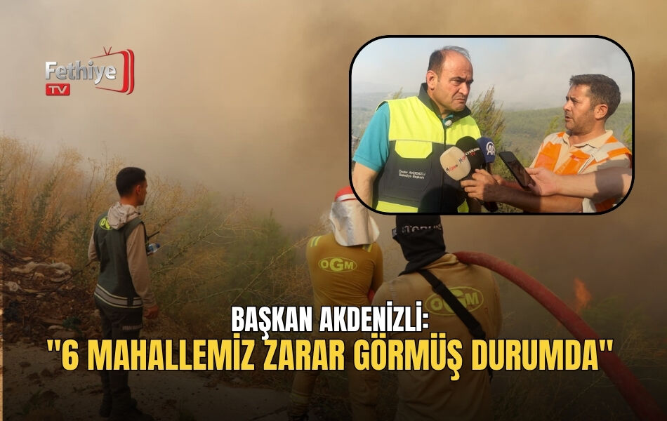Başkan Akdenizli: "6 Mahallemiz Zarar Görmüş Durumda"