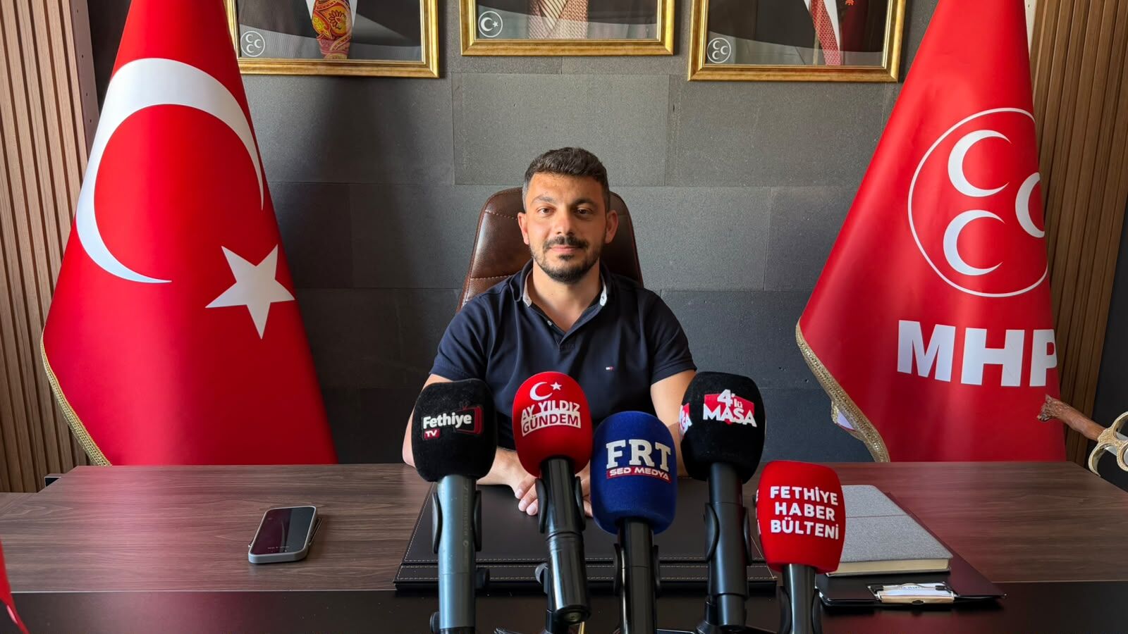 4’Lü Masa’dan Mhp Fethiye İlçe Başkanı Öztürkçü’ye Ziyaret (1)