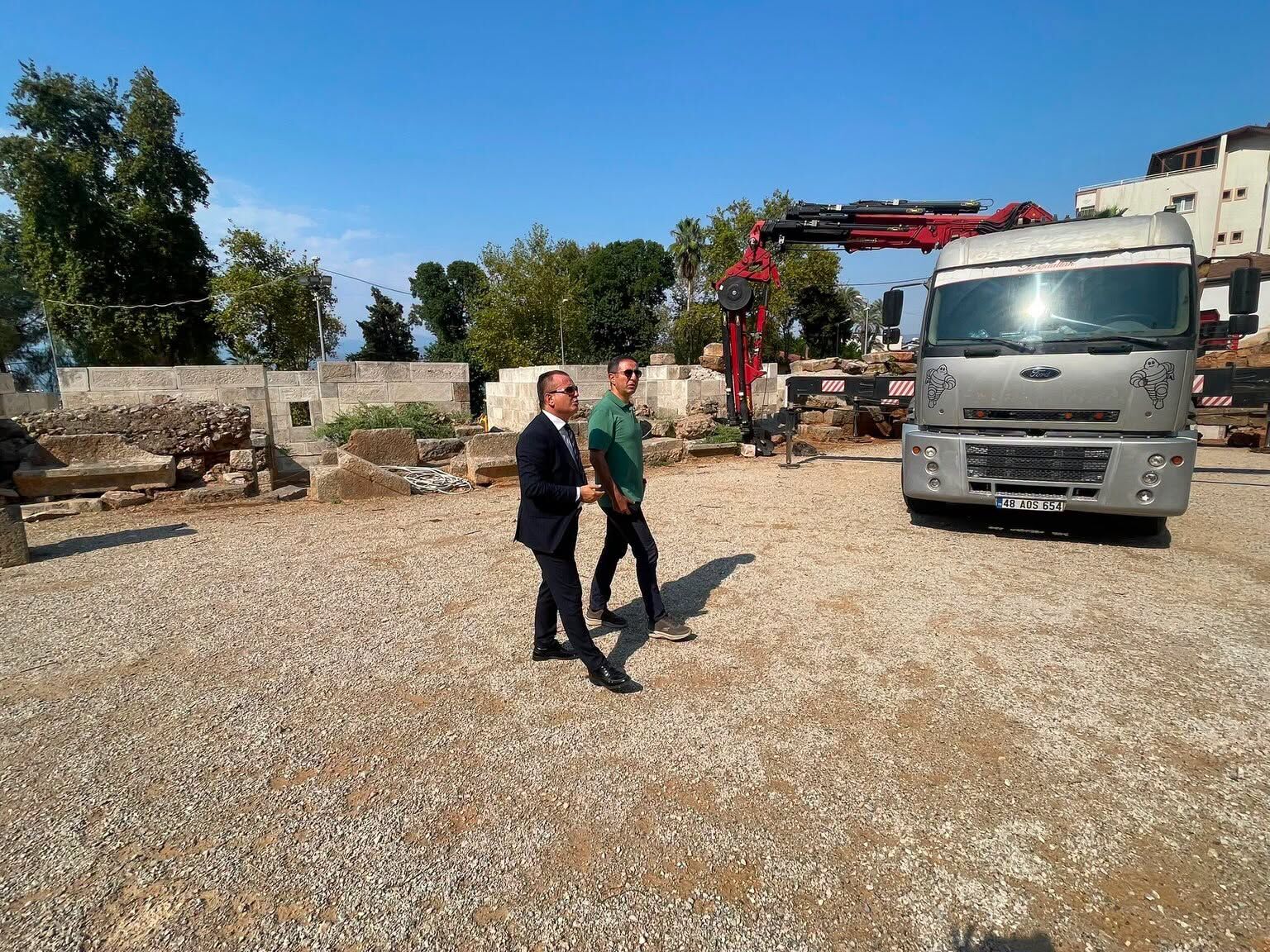 Cevheroğlu Ve Akkaya, Fethiye Antik Tiyatrosu'nda İncelemelerde Bulundu (1)
