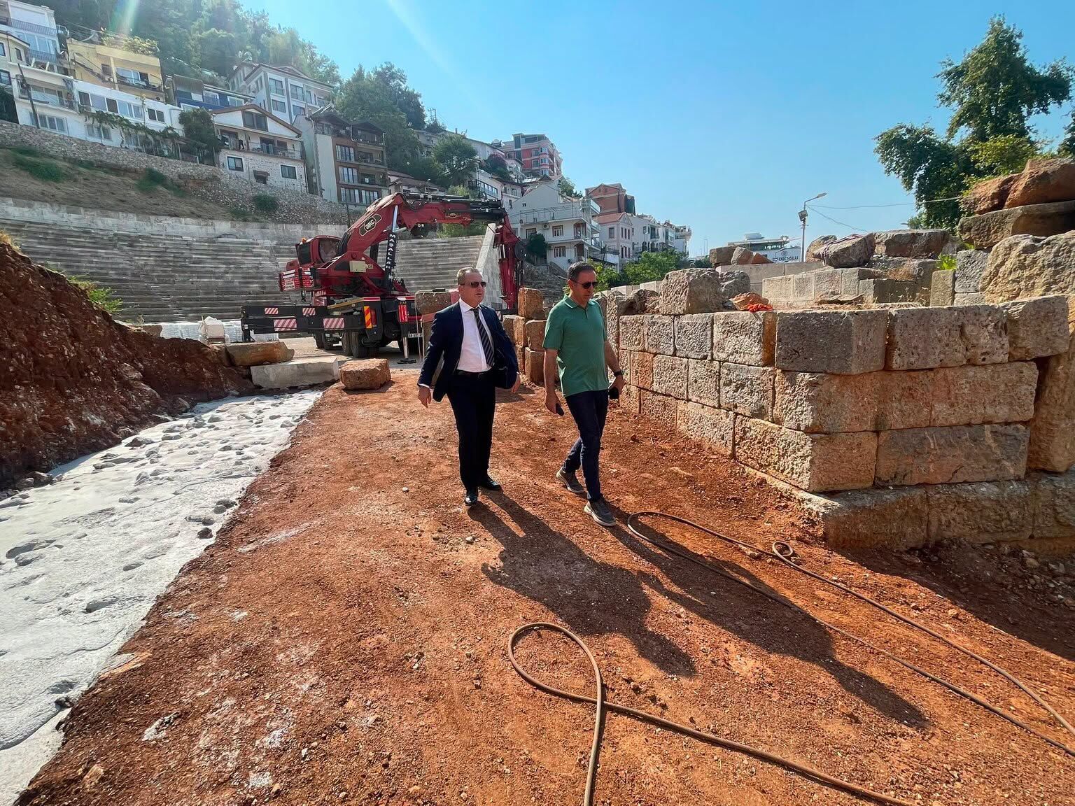 Cevheroğlu Ve Akkaya, Fethiye Antik Tiyatrosu'nda İncelemelerde Bulundu (3)