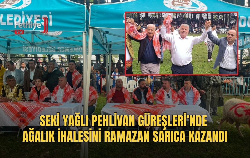 Seki Yağlı Pehlivan Güreşleri’nde Ağalık İhalesini Ramazan Sarıca Kazandı