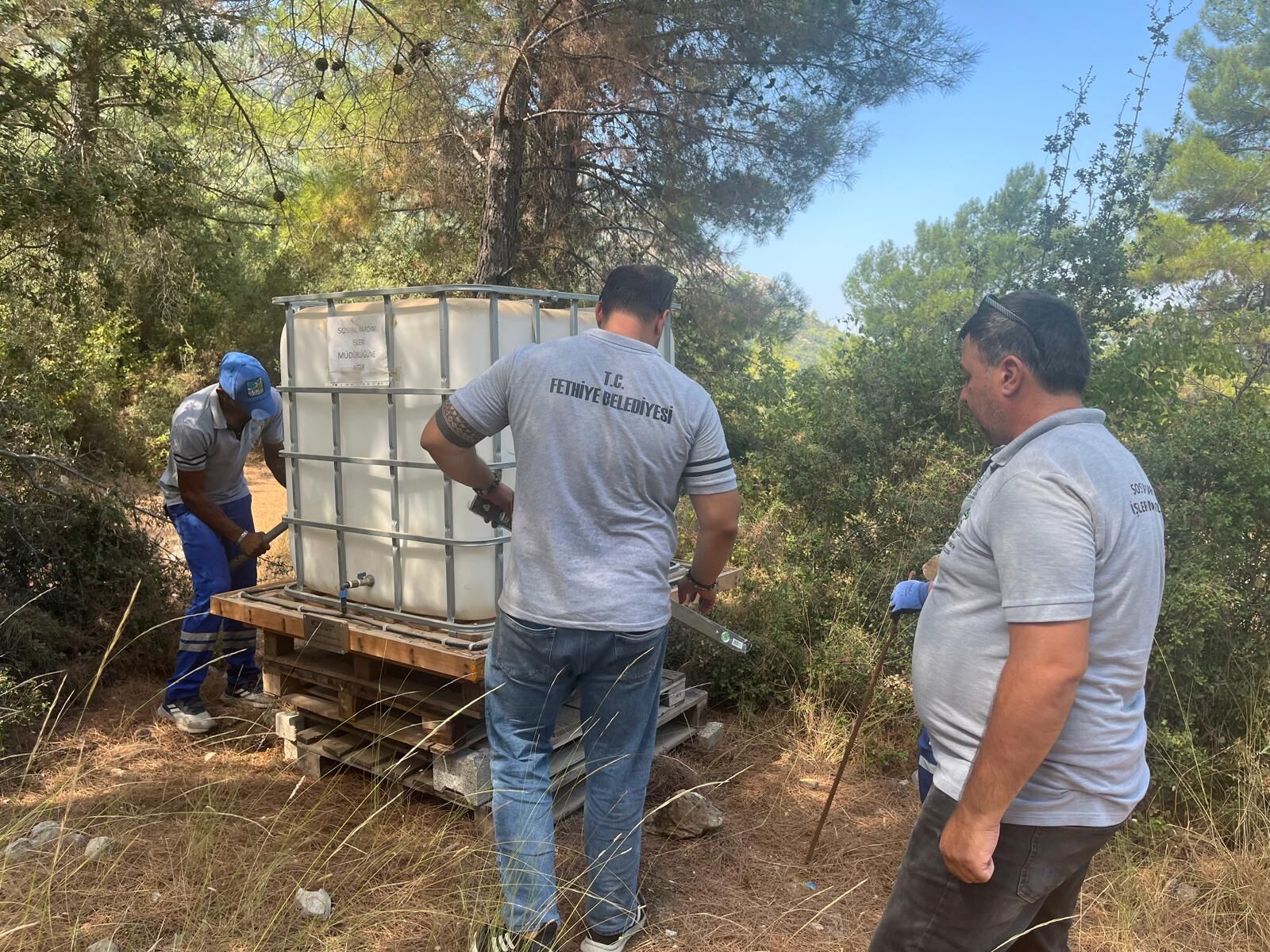 Fethiye’de Arılar İçin Su Noktaları Yeni Sezona Hazır (2)