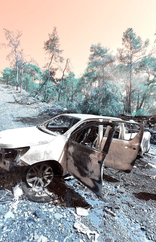 Fethiye’de Korkutan Yangın Jeneratörden Çıkan Alevler Ormana Sıçradı (1)
