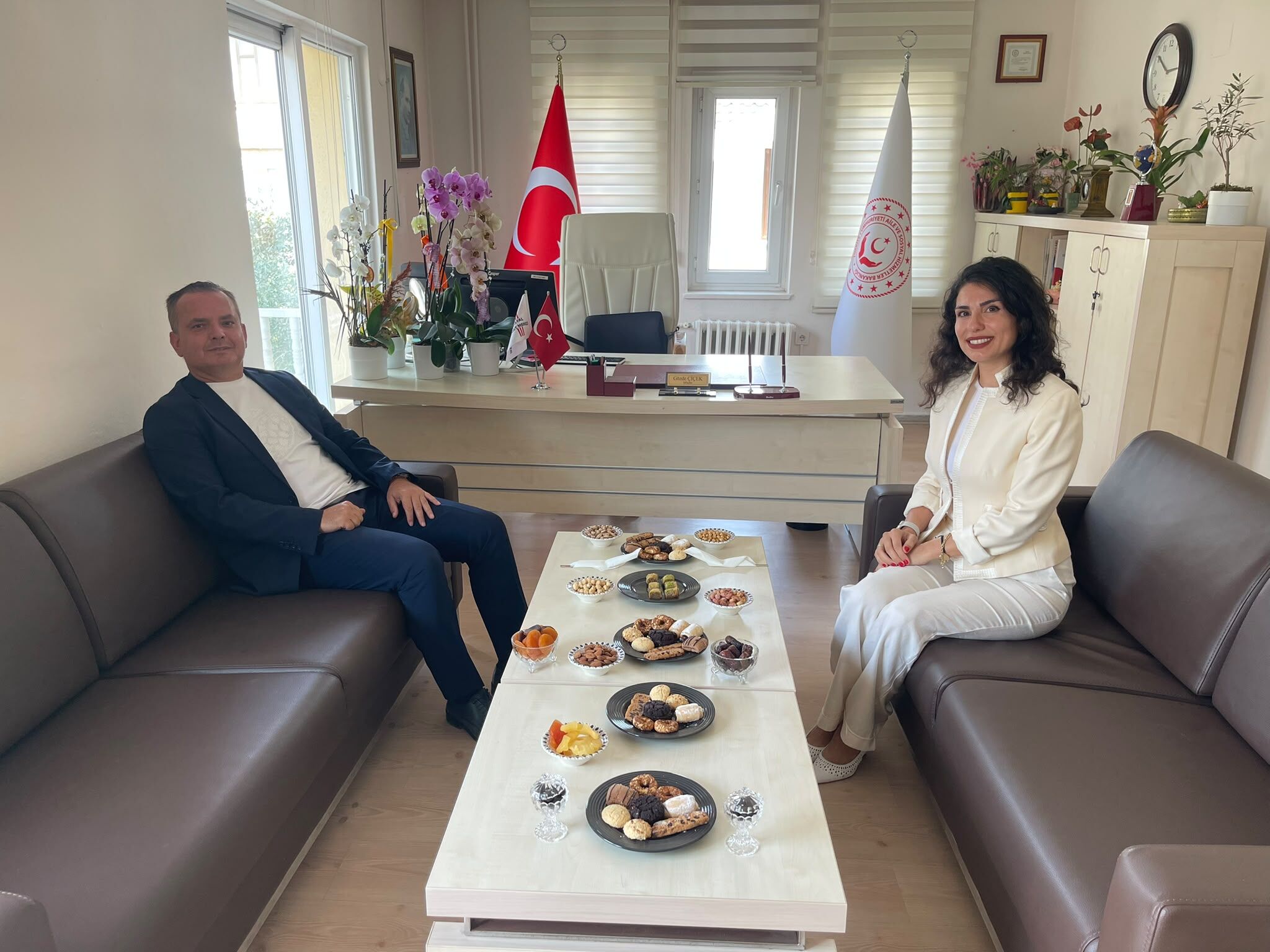 Kaymakam Akkaya'dan, Sosyal Hizmet Müdürlüğü’ne Ziyaret (2)