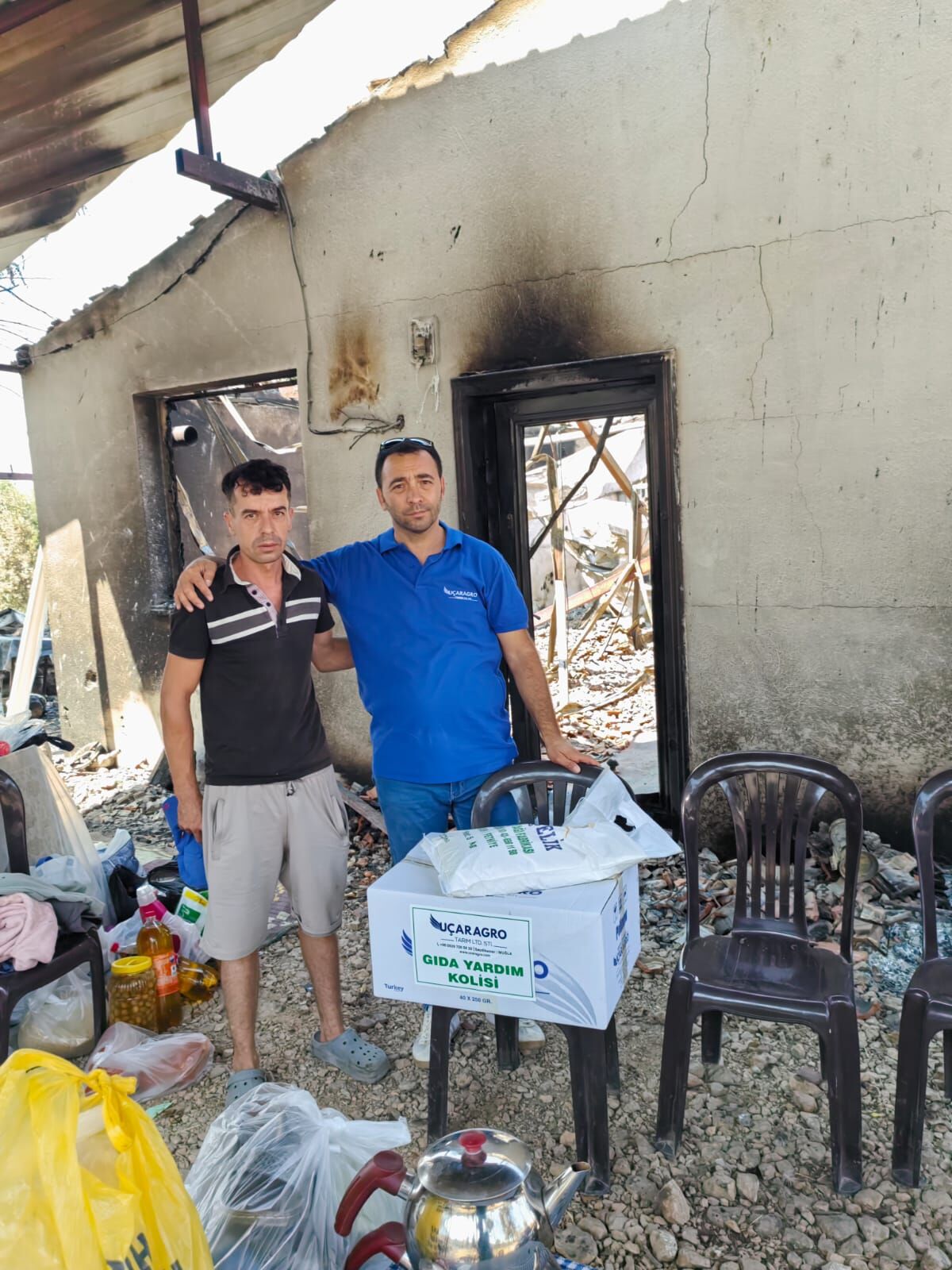 Seydikemer’de Yangından Etkilenen Mahallelere Esnaftan Destek (7)