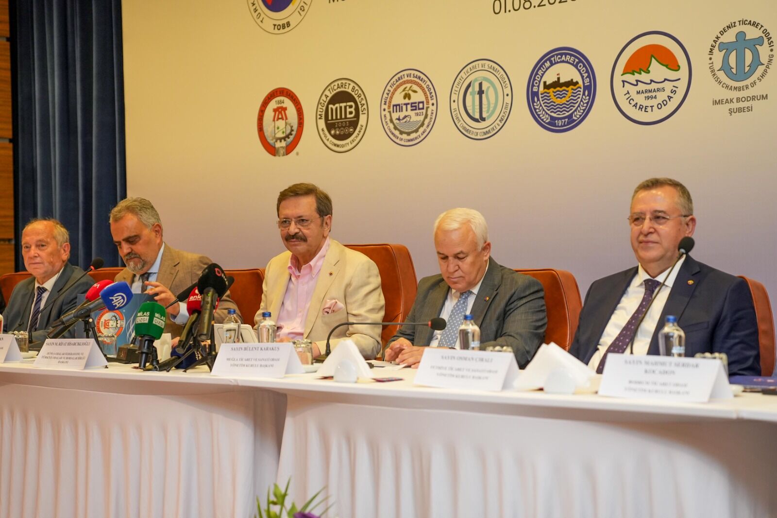 Tobb Başkani Ri̇fat Hi̇sarciklioğlu Muğla'da İş Dünyasiyla Buluştu (6)
