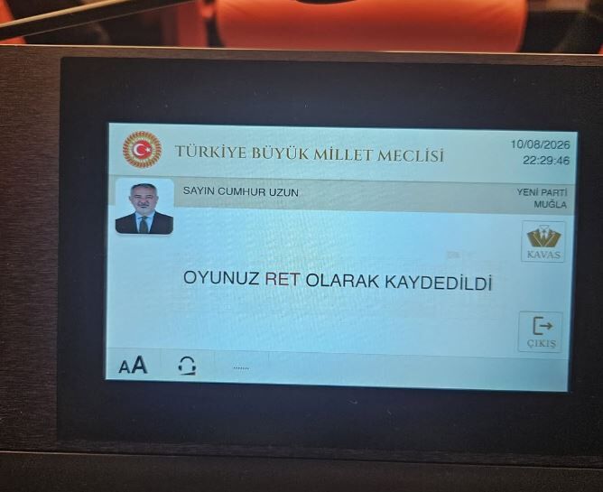 Yeni̇ Partili Muğla Milletvekillerinden Çerçeve Yasa’ya “Hayır” Oyu (2)