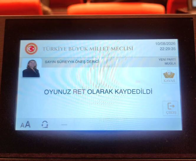 Yeni̇ Partili Muğla Milletvekillerinden Çerçeve Yasa’ya “Hayır” Oyu (3)